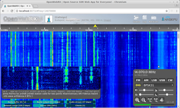 DB0NPR WebSDR